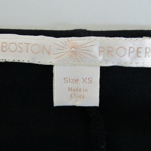 Boston Proper Black Dolman Ruched Top XS Stretch - Picture 7 of 8